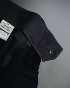 "HERMES" 90’s-00’s Margiela design minimal virgin wool slacks