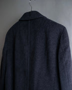 "Max Mara" Straight line silhouette single breasted chester coat