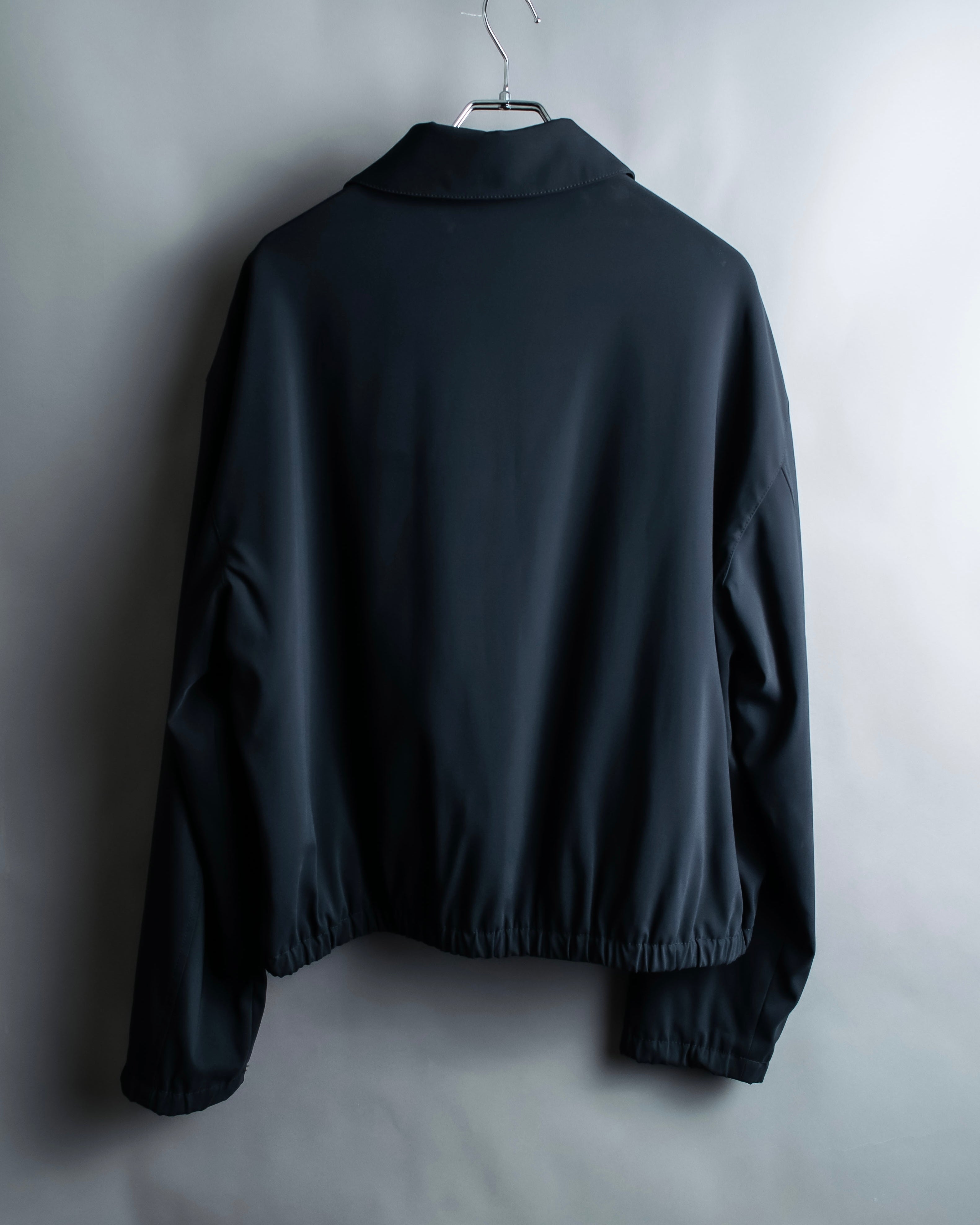 "ARMANI" Minimal design stand up collar blouson