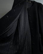 "GUCCI" Tom Ford period round neck flying squirrel long coat