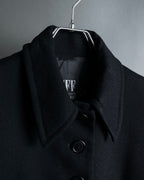"GIANFRANCO FERRE" Multiple button sequences shaped long coat
