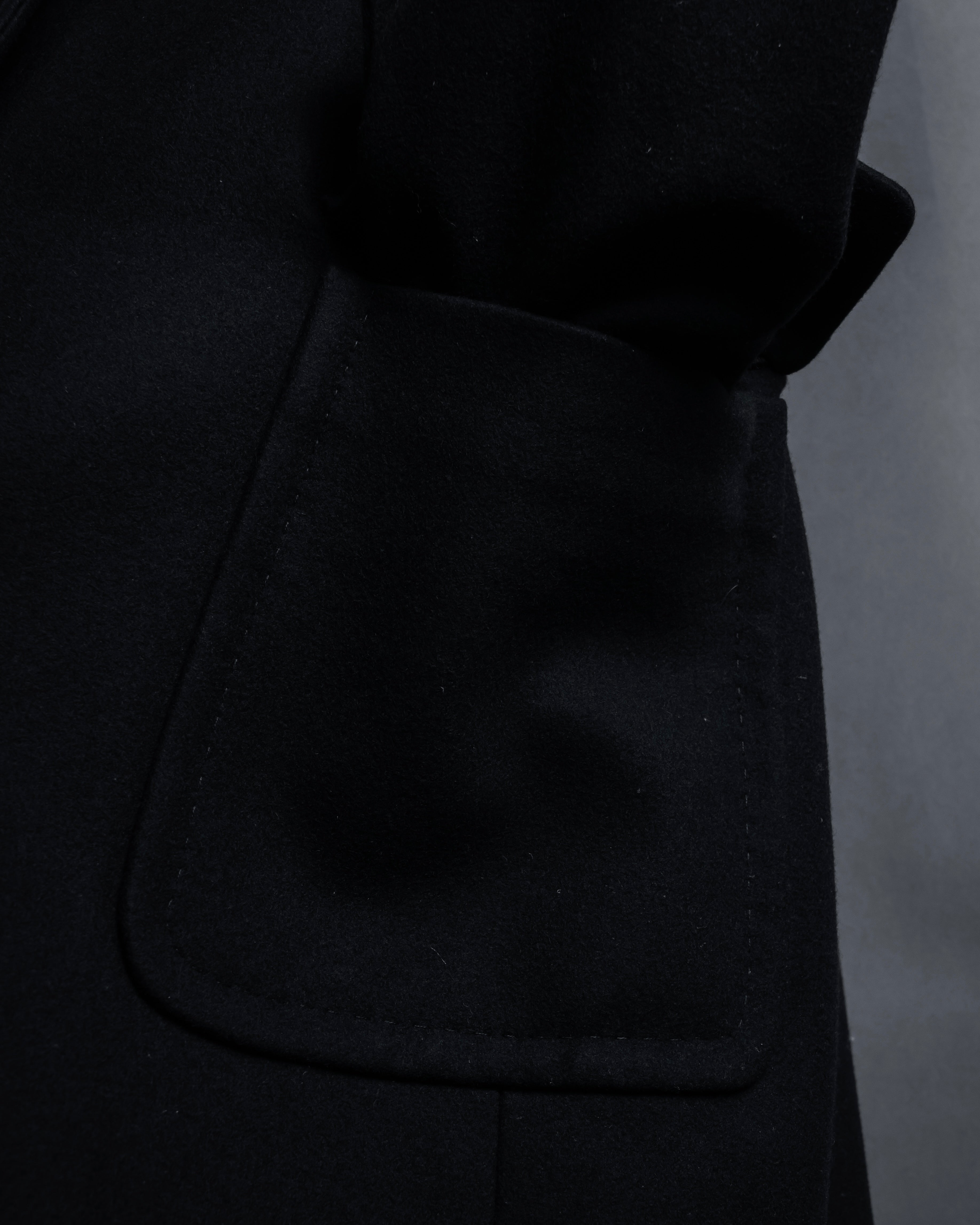 -SPECIAL- "CELINE" 1997-04's Michael Kors period minimal detail long chester coat