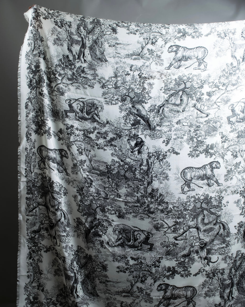 "DIOR" Toile de Jouy Sauvage Scarf