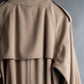 "BURBERRY" Military detail belted maxi length trench coat