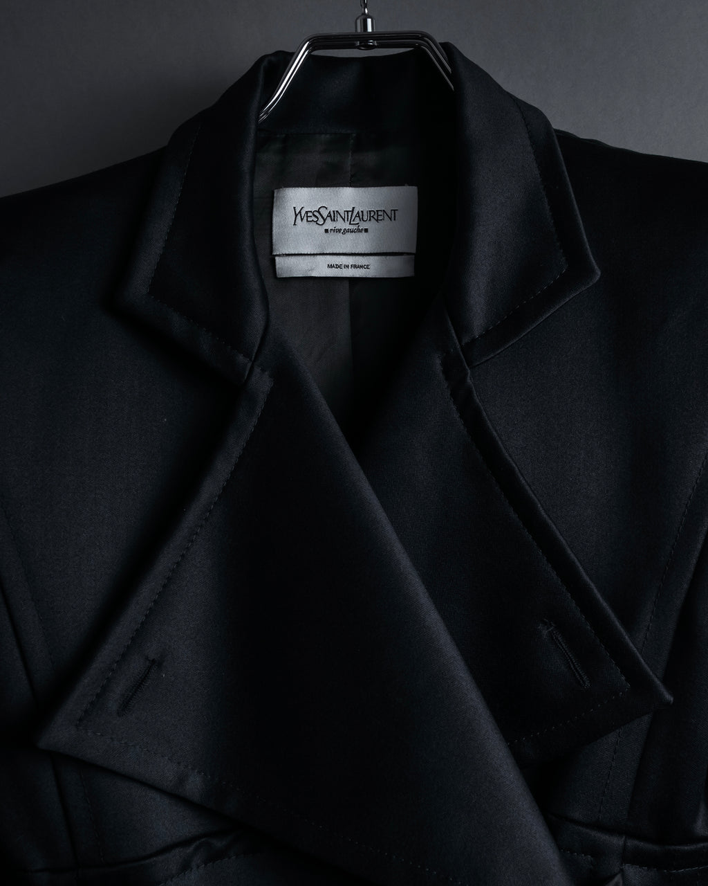 -SPECIAL- "YVES SAINT LAURENT rive gauche" 03 year Tom Ford period corset design long coat