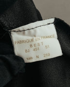 "Jean Paul GAULTIER" 80's-90's Avant-garde sleeveless long gilet coat