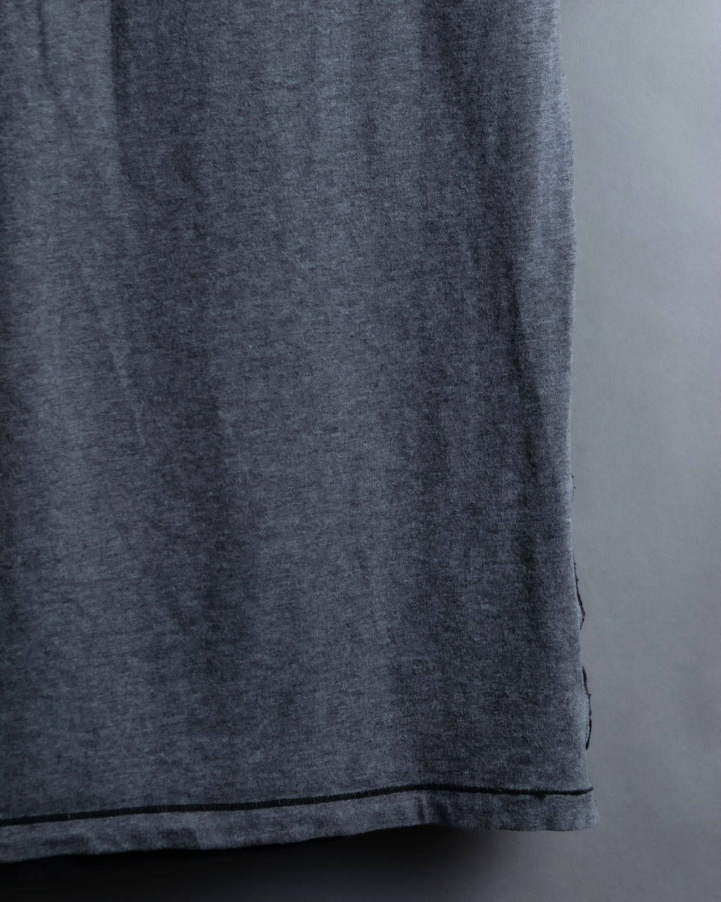 "DOLCE & GABBANA" Black and grey bicolor short sleeve T-shirt