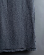 "DOLCE & GABBANA" Black and grey bicolor short sleeve T-shirt