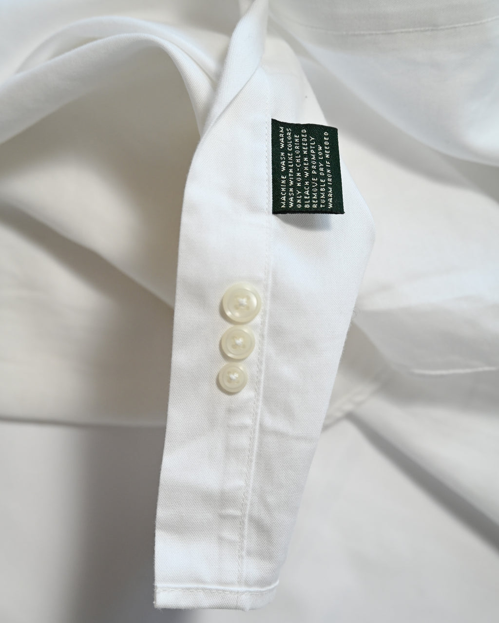 Lauren Ralph Lauren /Oversized button down white shirt
