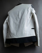 "HELMUT LANG" Seahorse motif design short jacket