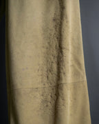 "GUCCI" Sand beige suede set up