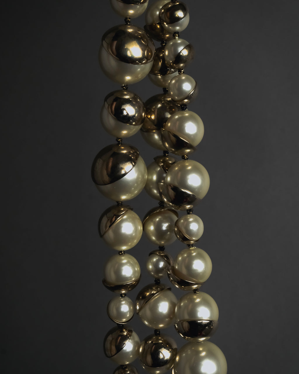 -SPECIAL- "Christian Dior"
John Galliano period Pearl Metal Design Layered Necklace