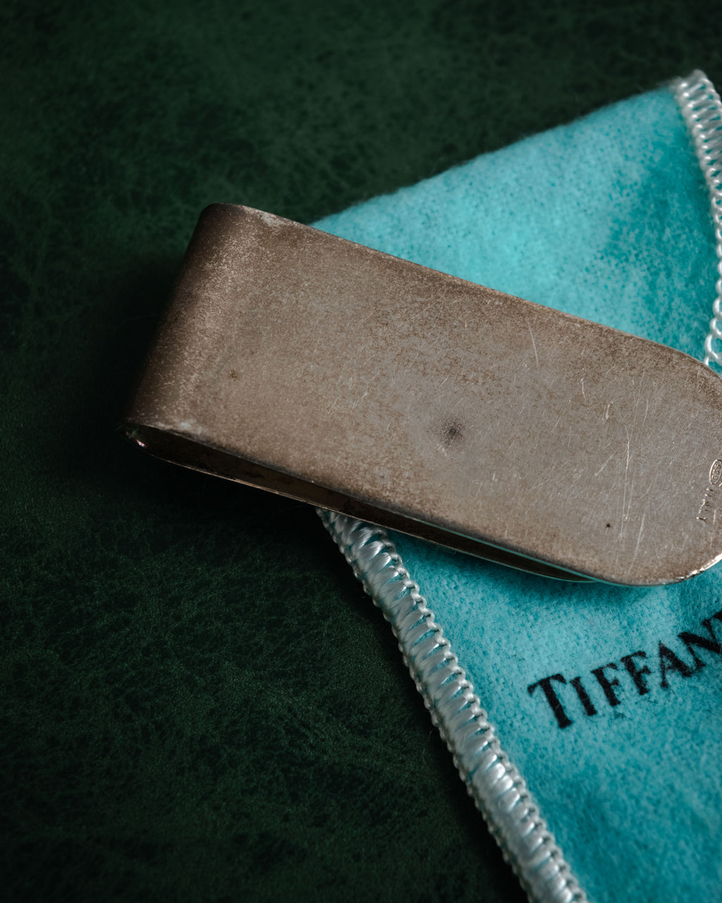 “TIFFANY & Co.” 90’s Belt motif sterling silver money clip