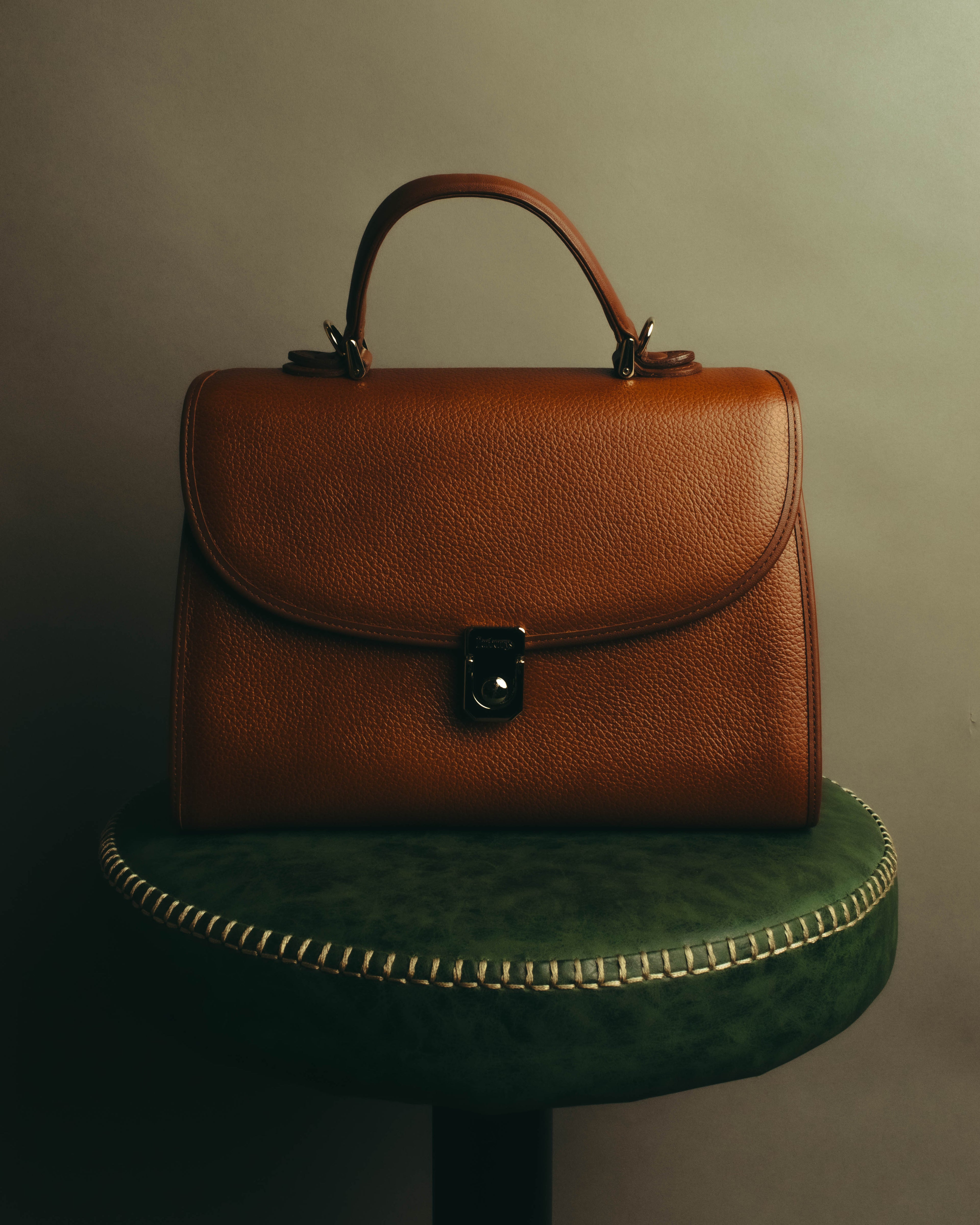 "Burberrys" 80's-90's Structured top handle handbag