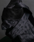 "JEAN PAUL GAULTIER HOMME" Geometric polka dot silk tie