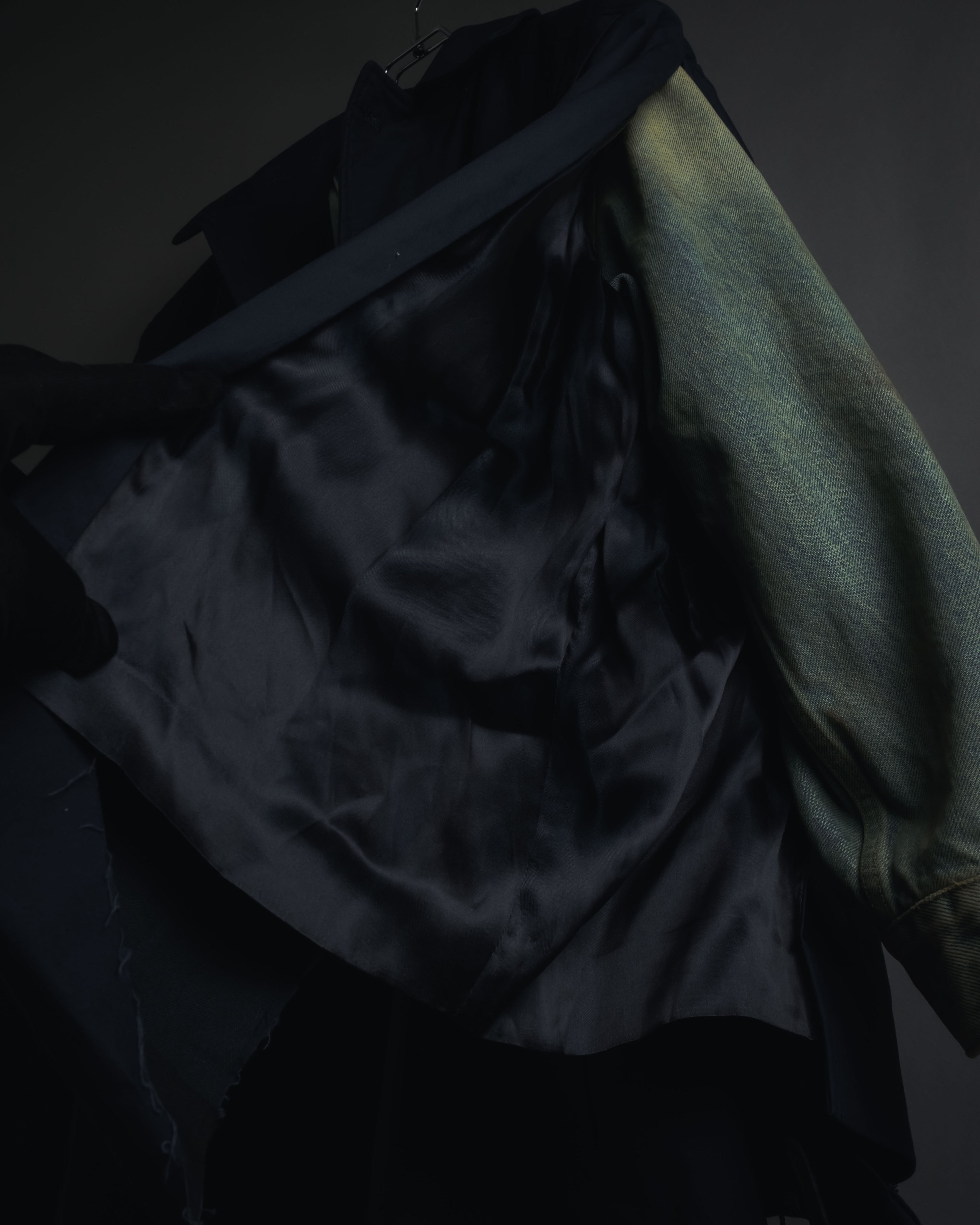 -SPECIAL- "Maison Margiela" 20SS Denim jacket Docking design coat