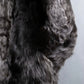 "EMBA" Large collar mid length fur coat