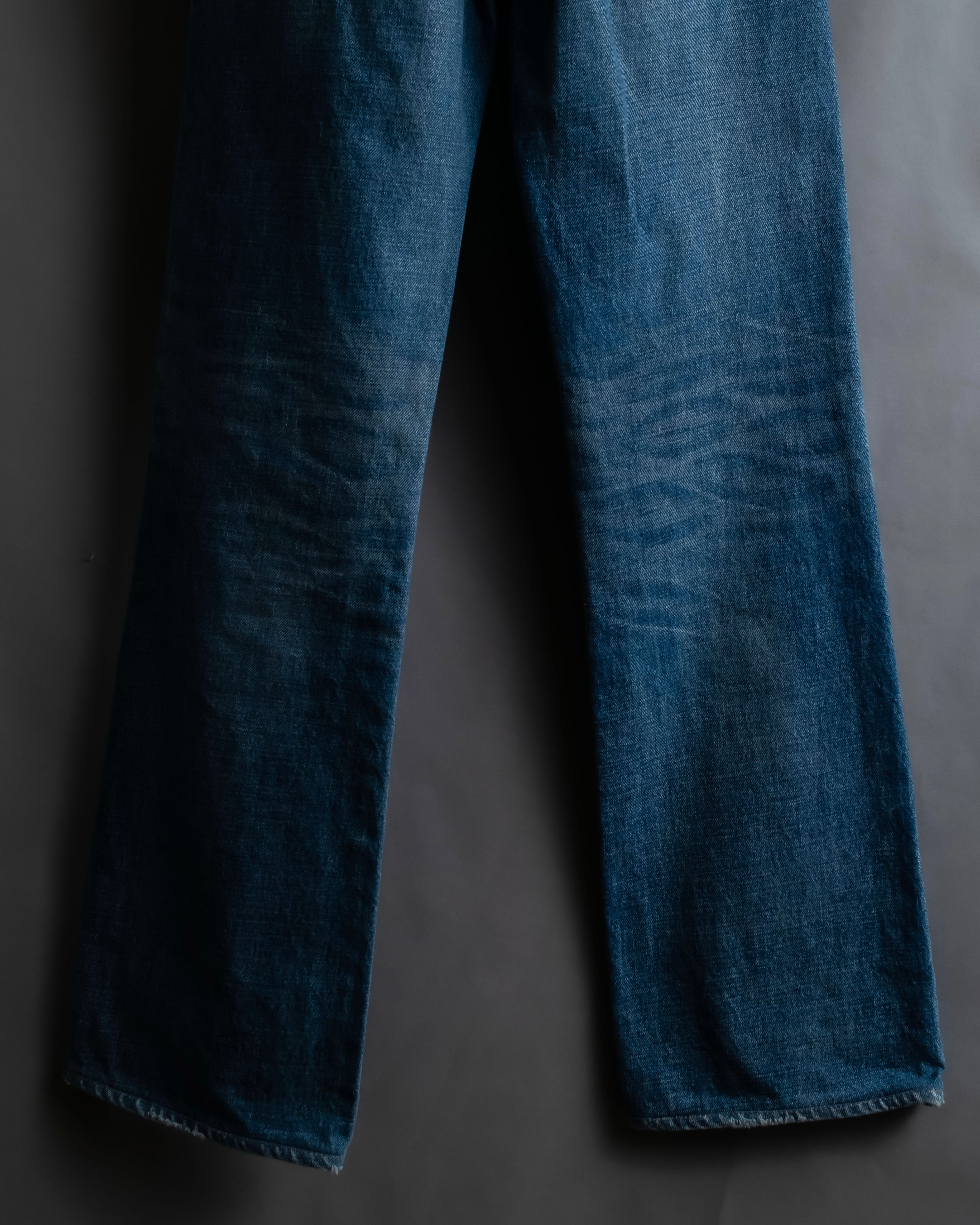 "CELINE" Stonewash design straight denim