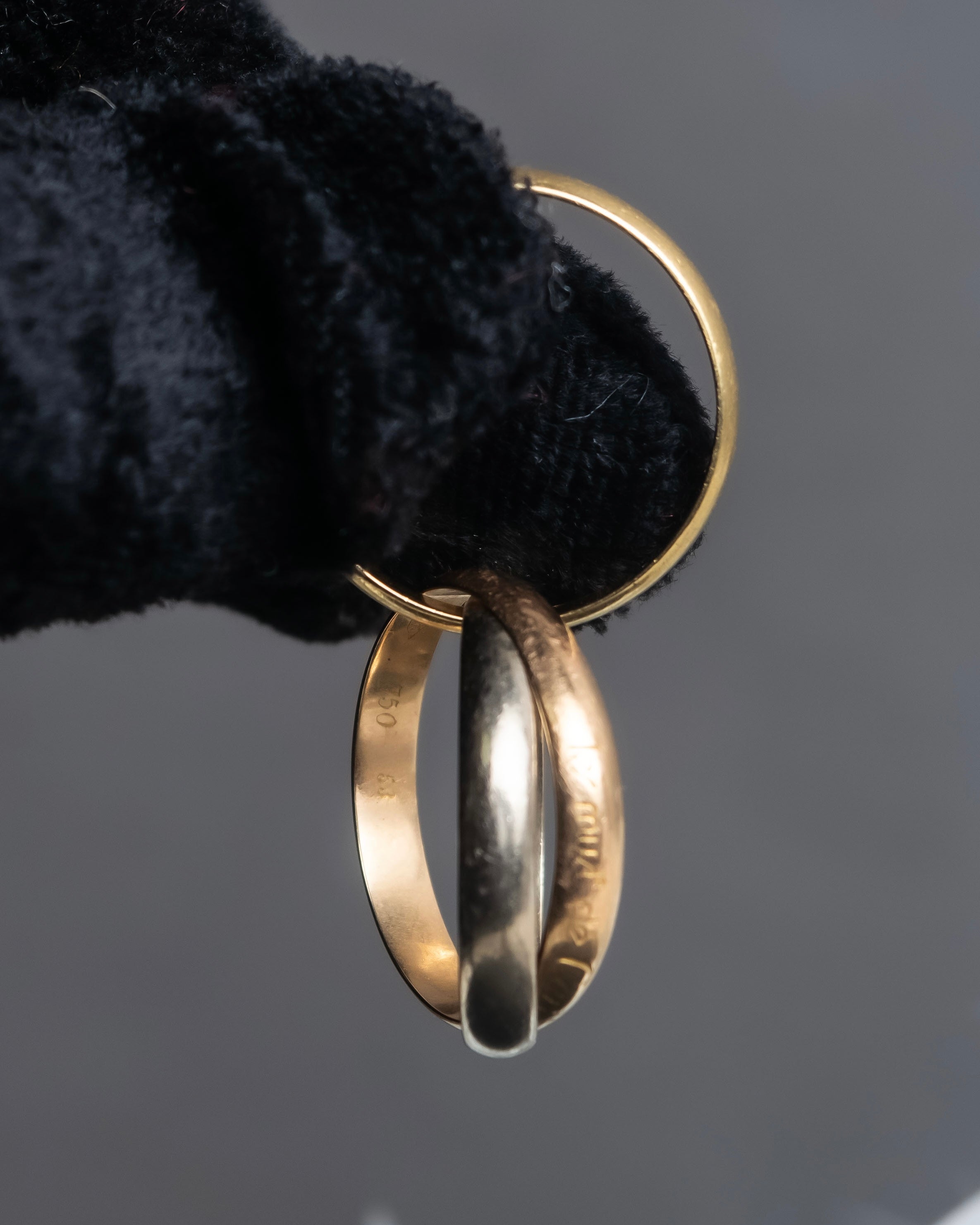 "Cartier" Gold Trinity Ring