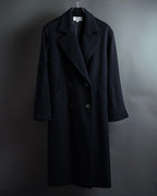 "VALENTINO" Double-breasted belted chester coat