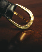"CELINE" 90's-00's Classic horse carriage waist belt