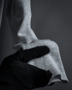 "Maison Margiela" 18SS elbow patch cotton v-neck knit