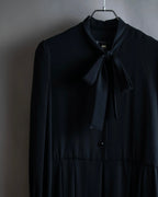 "GIVENCHY" Bowtie design pleated dress