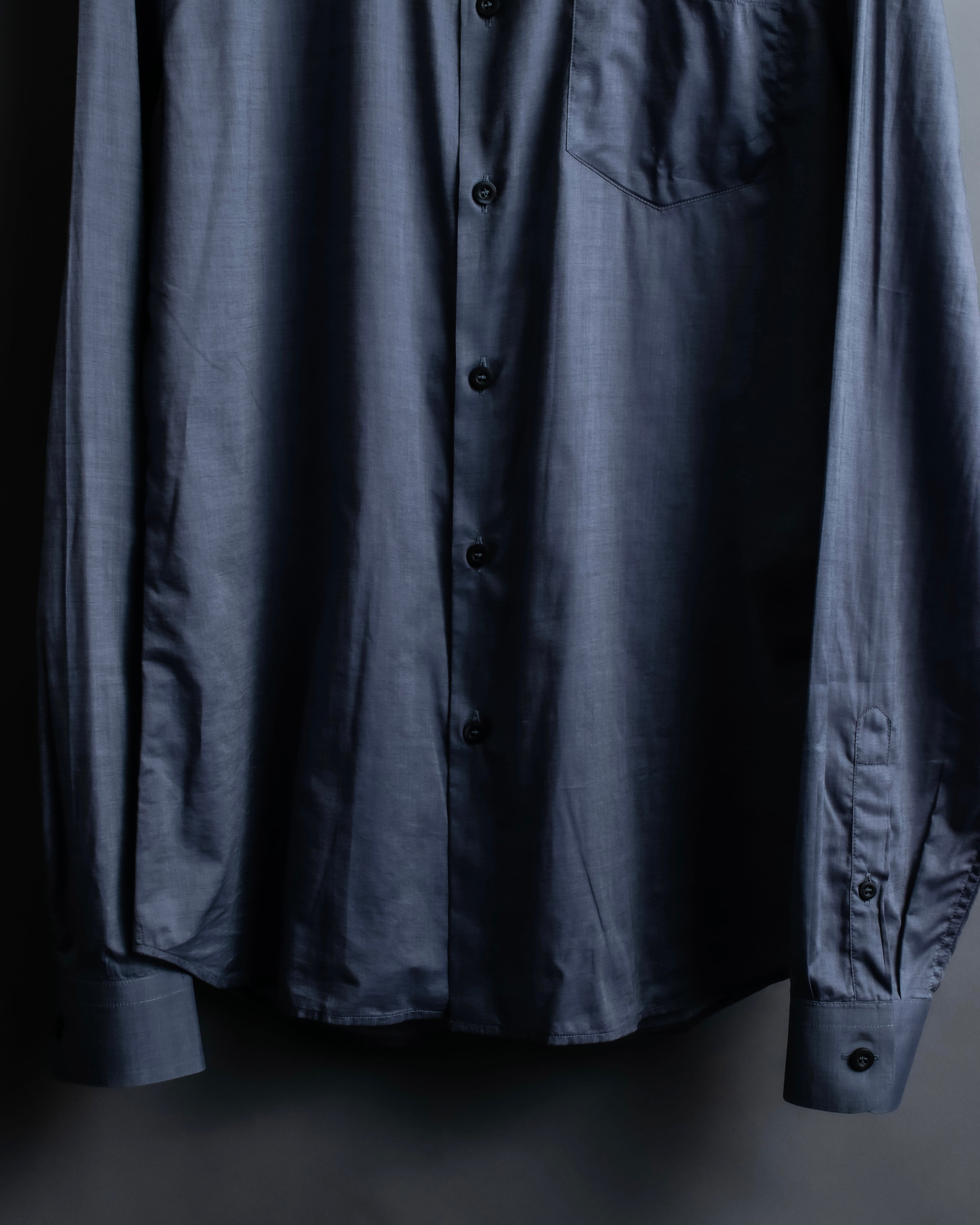 “PRADA” Bicolor back designed dress shirt