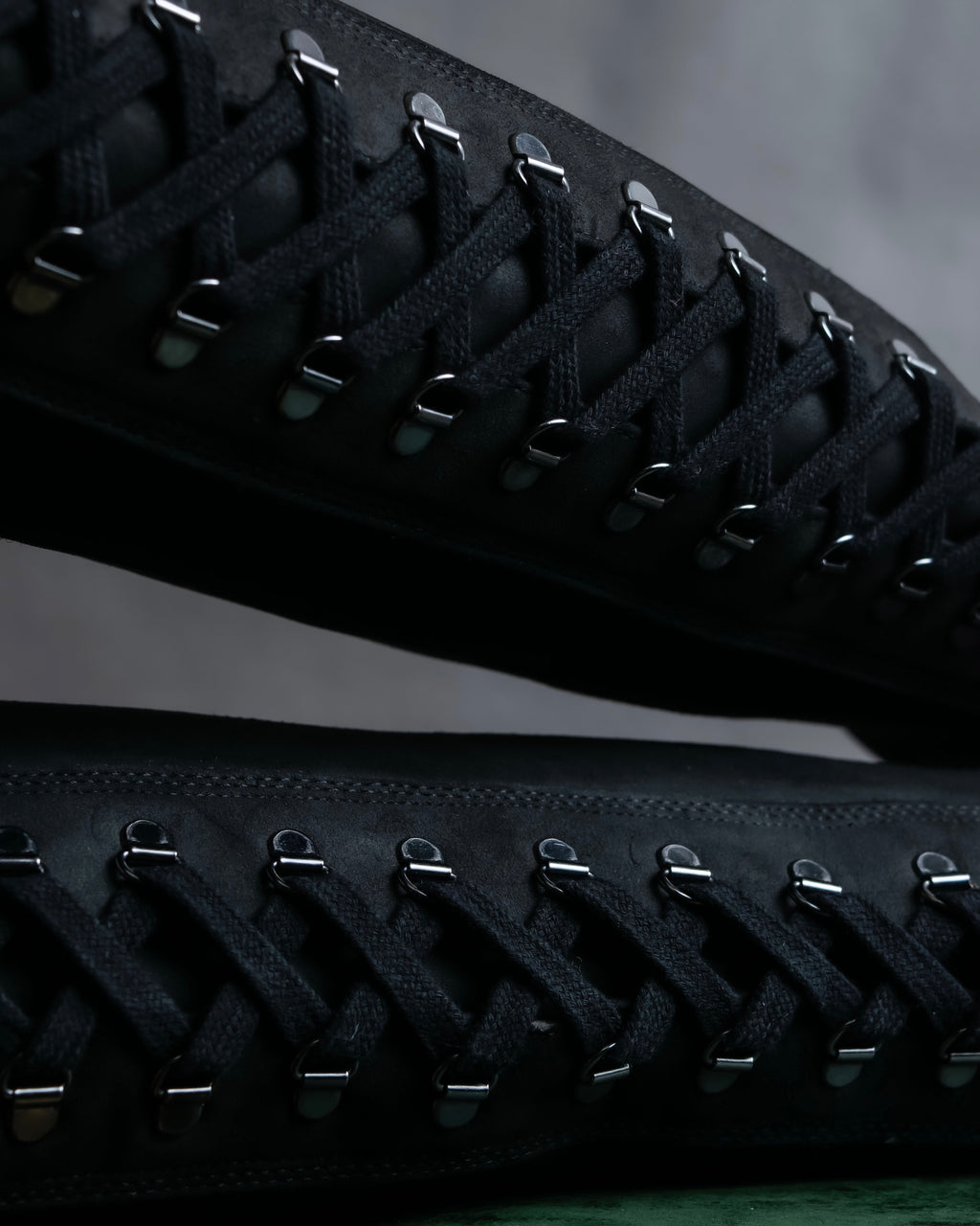 "YELLO" Lace up suede like stiletto heel knee-high boots