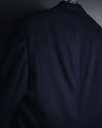 "BALENCIAGA" Tailored Two-Piece Suit Set with Subtle Pinstripes