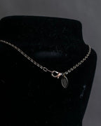 "Vivienne Westwood" Praying hands motif silver necklace