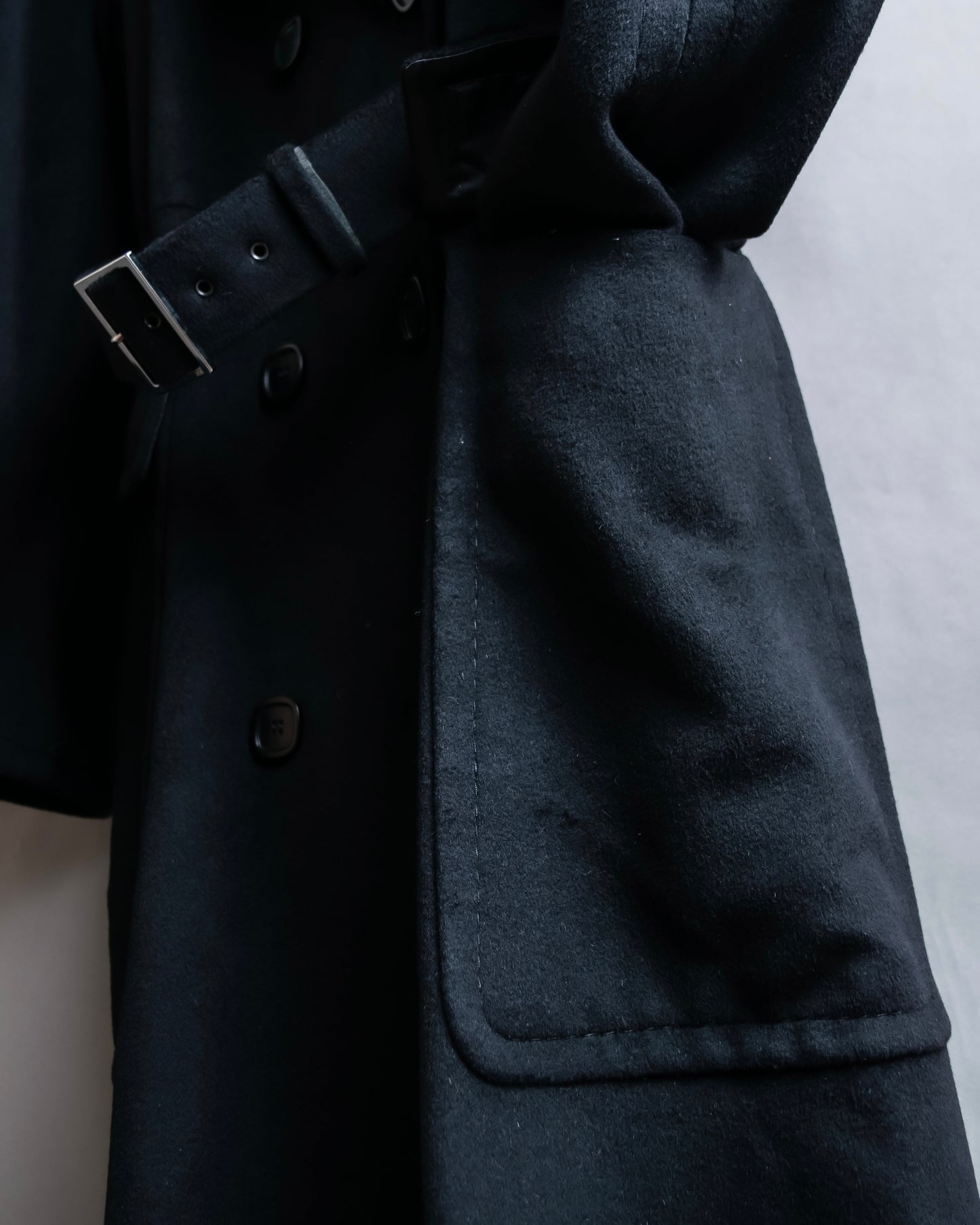 "Max Mara" Belted double breasted maxi trench coat