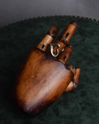 "Tiffany&Co" Elsa Peretti open heart design silver ring