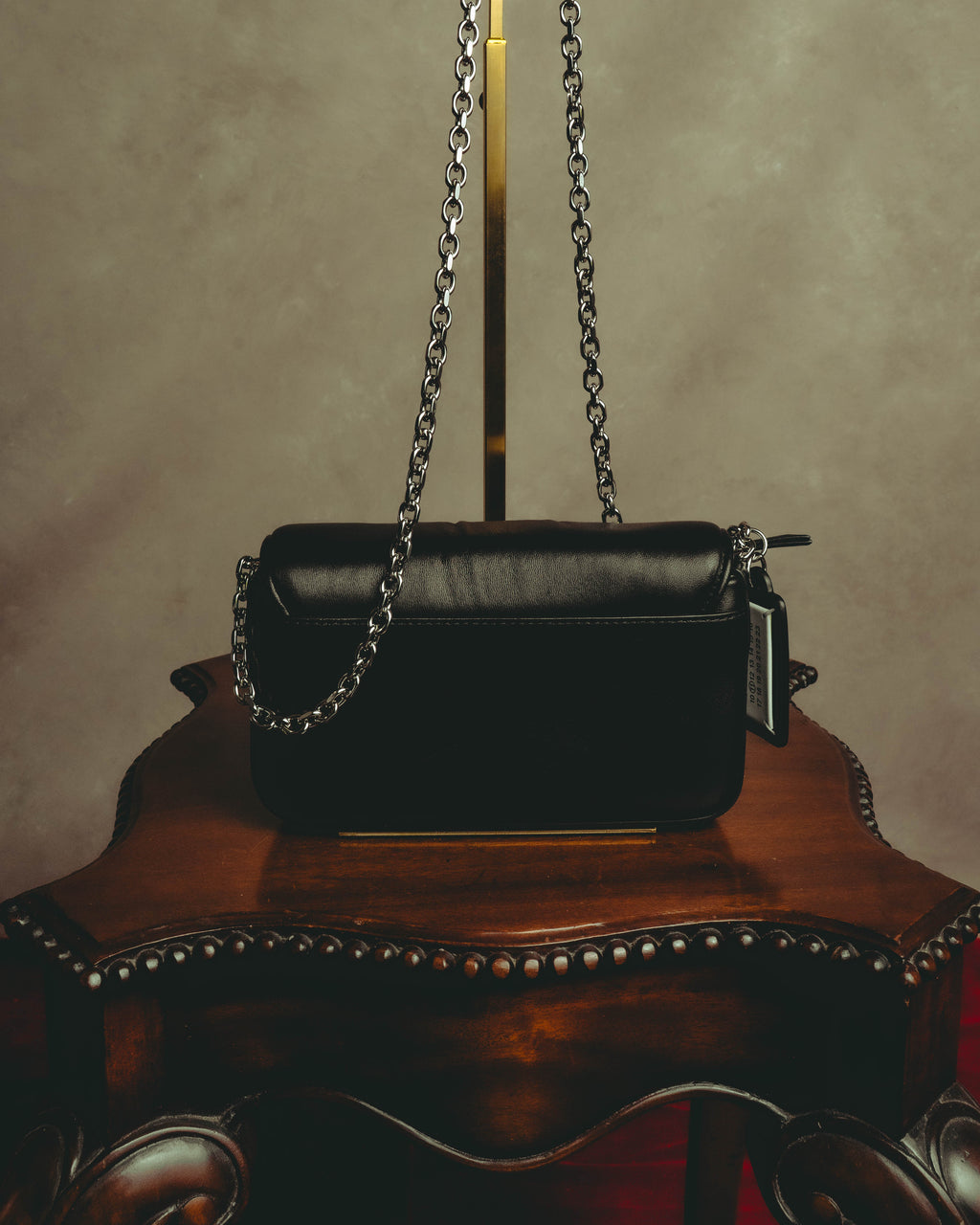 –SPECIAL– "Maison Margiela" 2020's Quilted leather chain shoulder bag