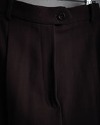 “CELINE” 1997-2003 Wide tapered wool trousers