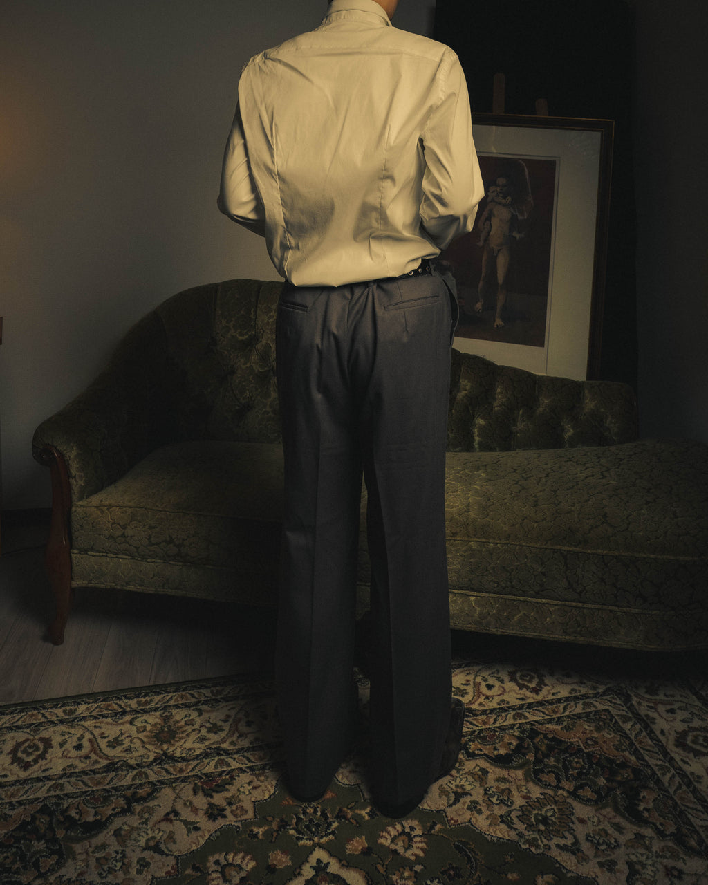 –SPECIAL– "Christian Dior" 80's-90's Classically tailored wool two-piece suit