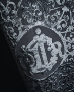 "Christian Dior" 80’s-90’s Burnout velvet arabesque logo stole