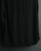 "CELINE" 2010's-2020's Polka dot viscose long sleeve shirt