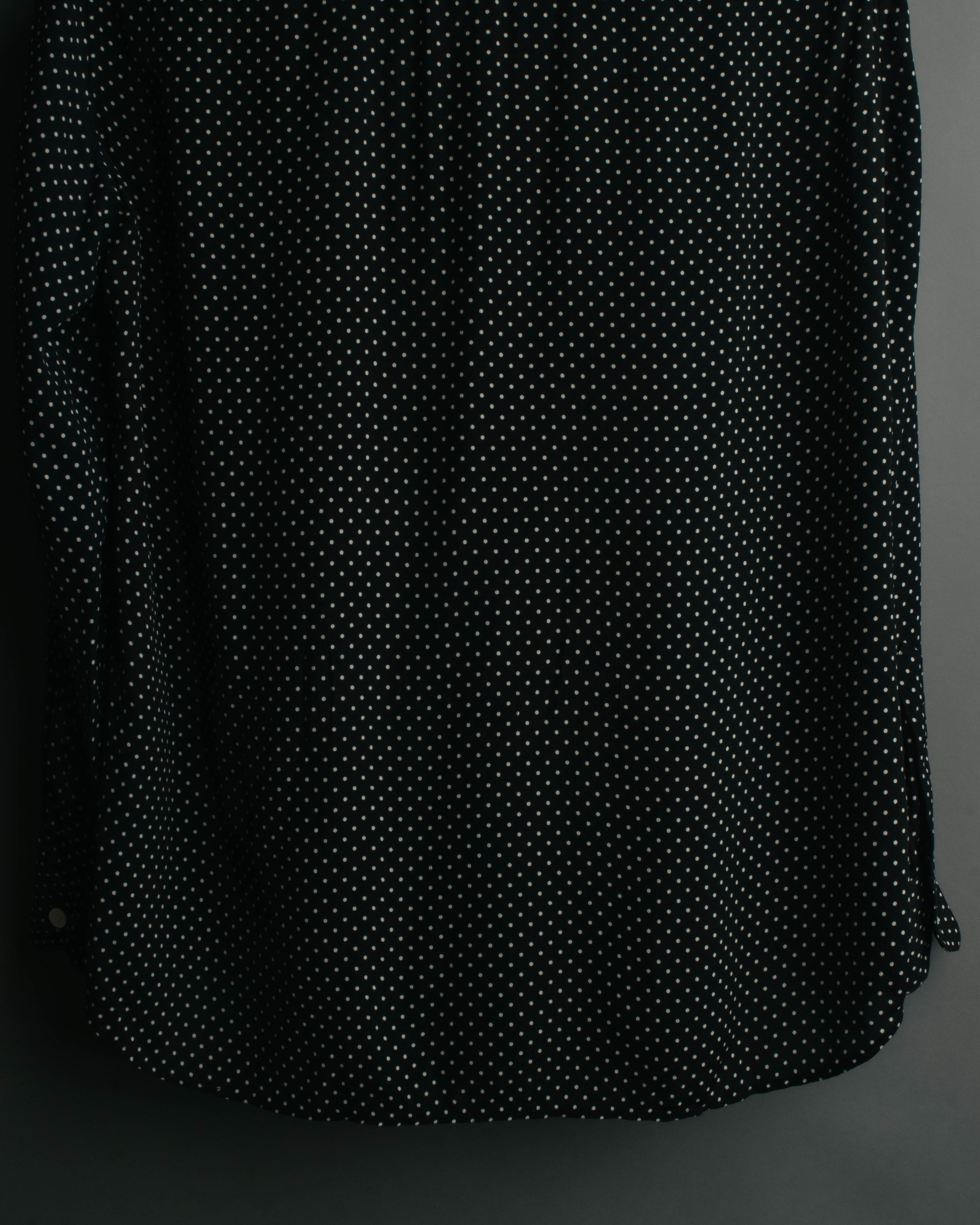 "CELINE" 2010's-2020's Polka dot viscose long sleeve shirt