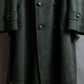 Vintage deep green colour military long coat