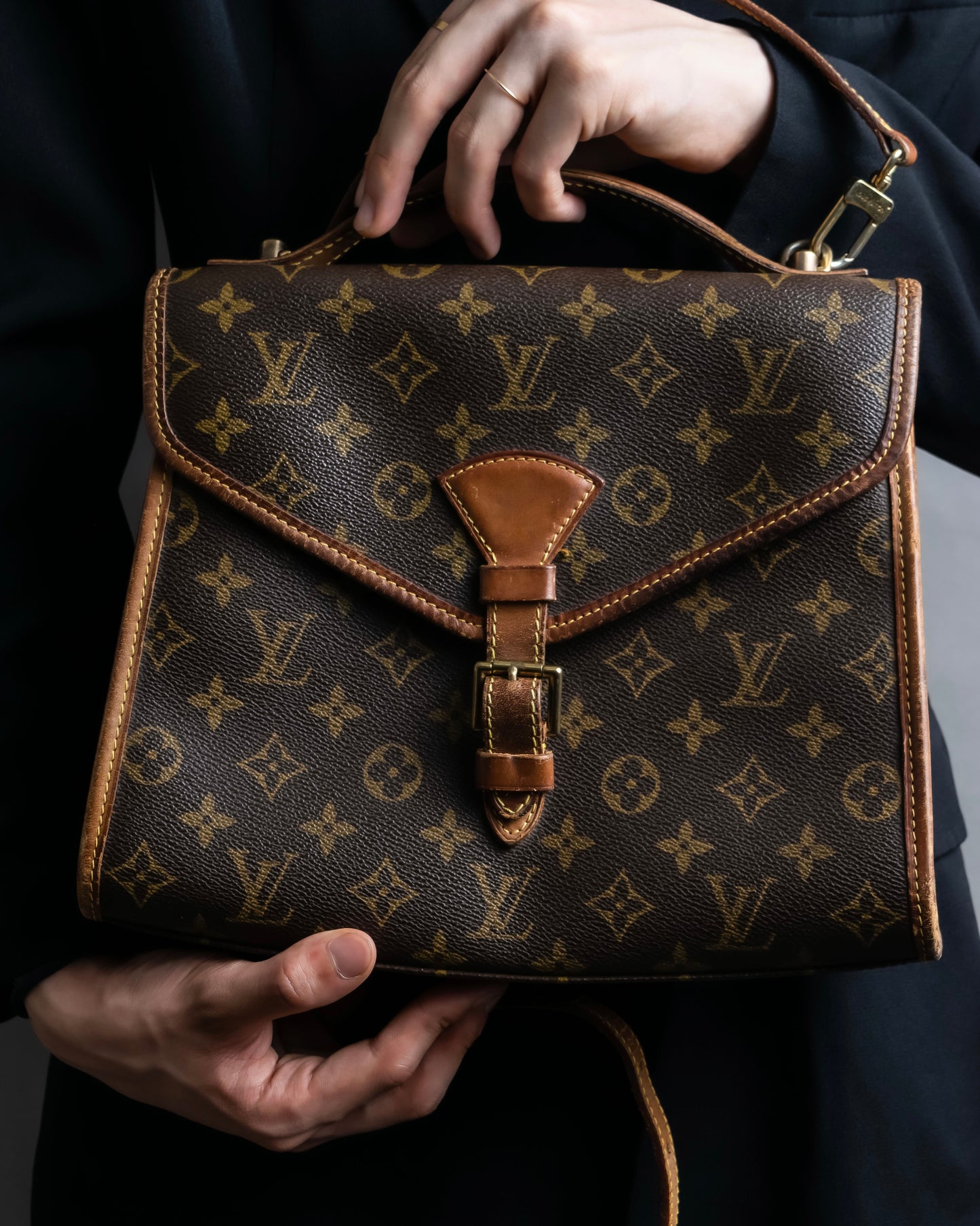 "LOUIS VUITTON" Monogram pattern belair 2way bag