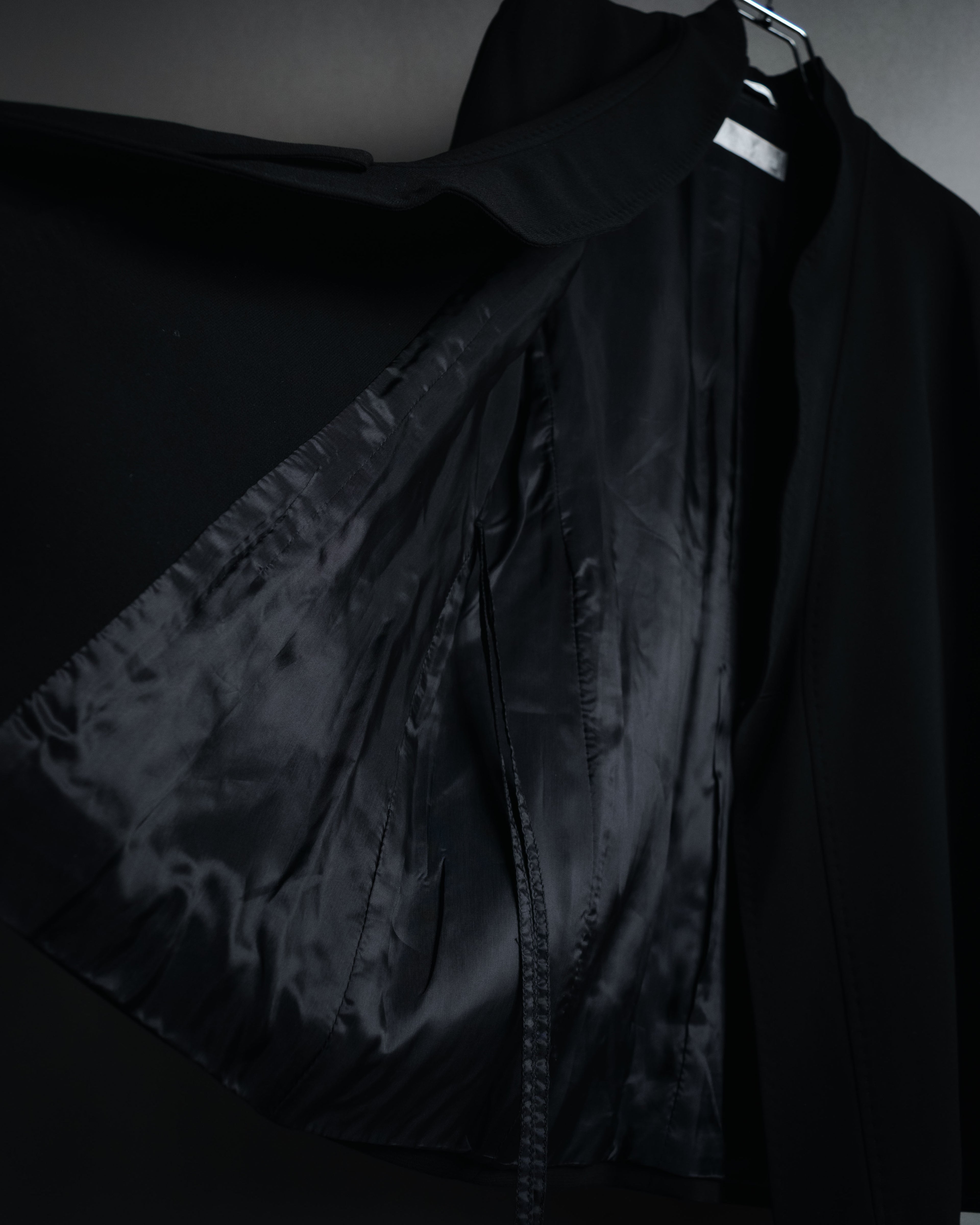 "Max Mara" 00’s Minimalist wrap-front structured jacket