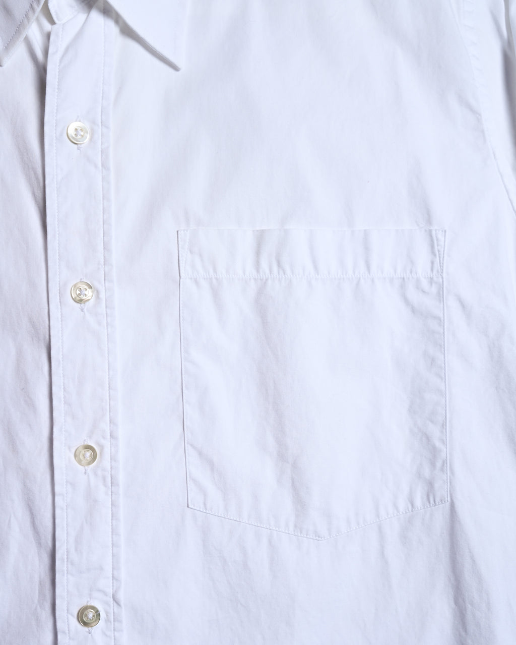 Ami alexandre mattiussi/ Oversized Long Dress Shirt White