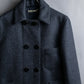 "BALENCIAGA" Double breasted Short length wool soutien collar jacket