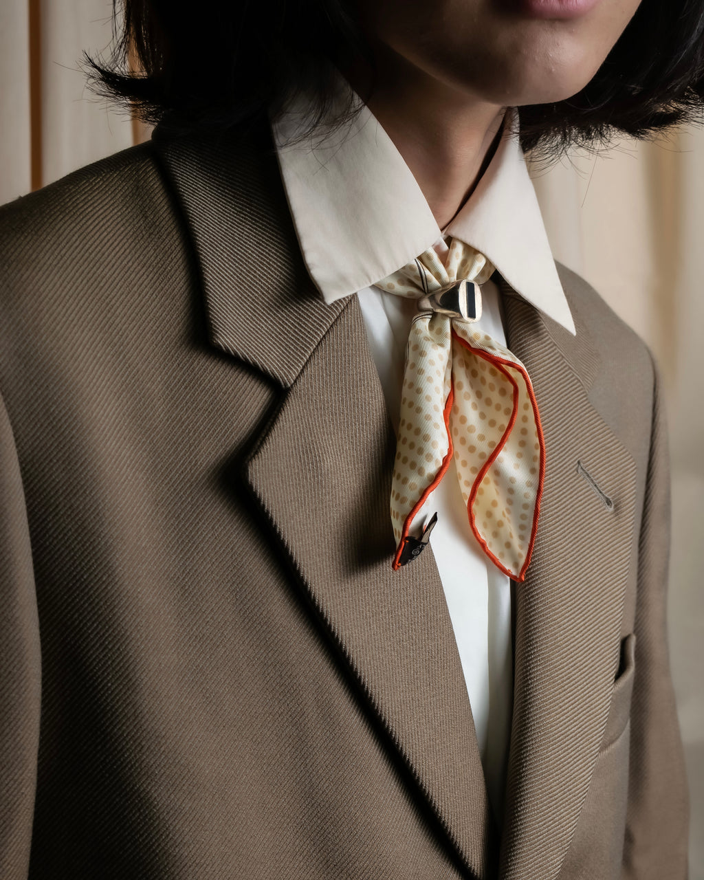 "MAISON MARGIELA" 13AW structured mid-length tailored coat