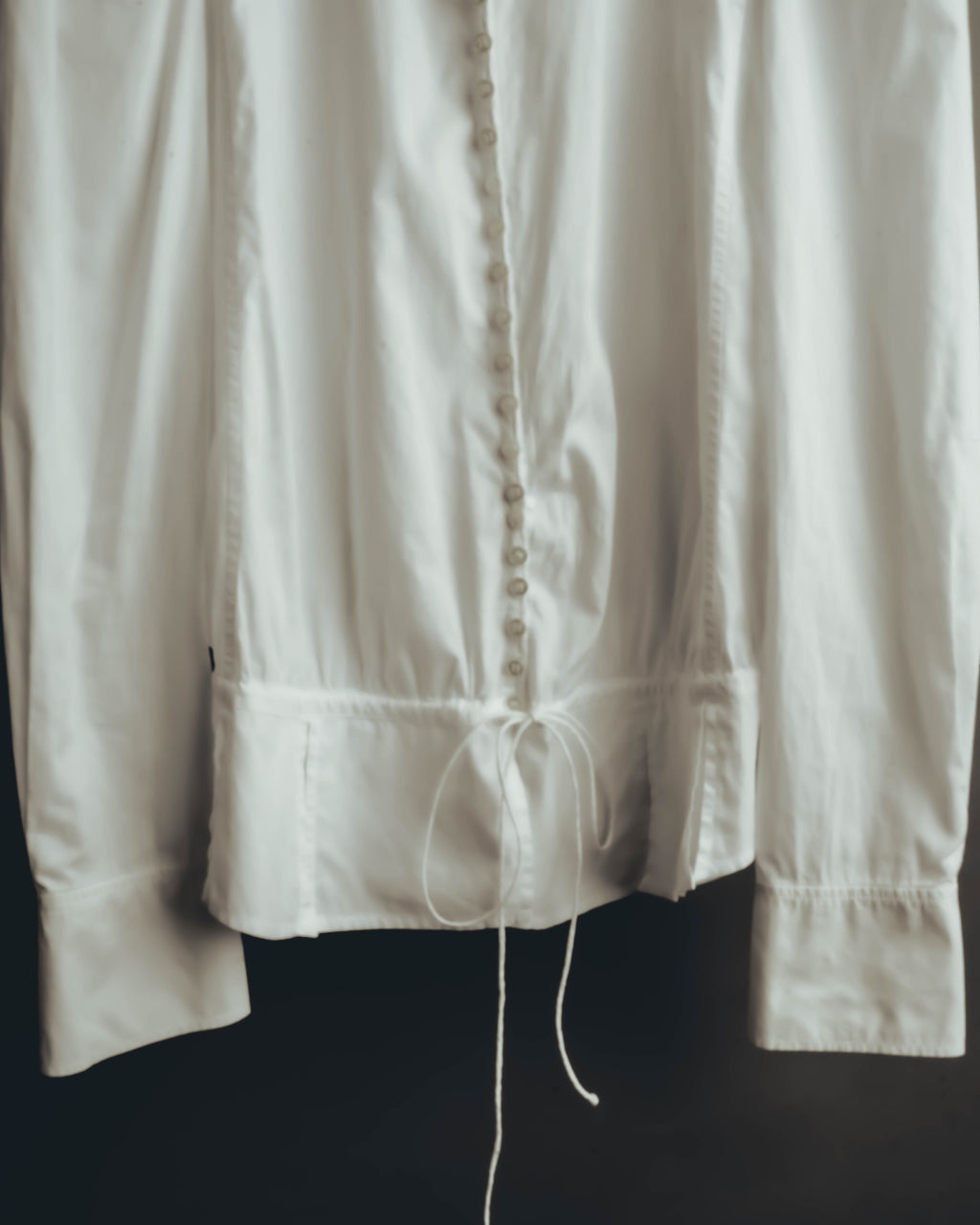 -SPECIAL- “YVES SAINT LAURENT” 70’s-90’s Ruffled high-neck blouse
