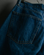 “Balenciaga” 2016-18’s tapered denim pants with neon back patch