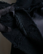 "tricot COMME des GARCONS" Fringe cut design tailored jacket