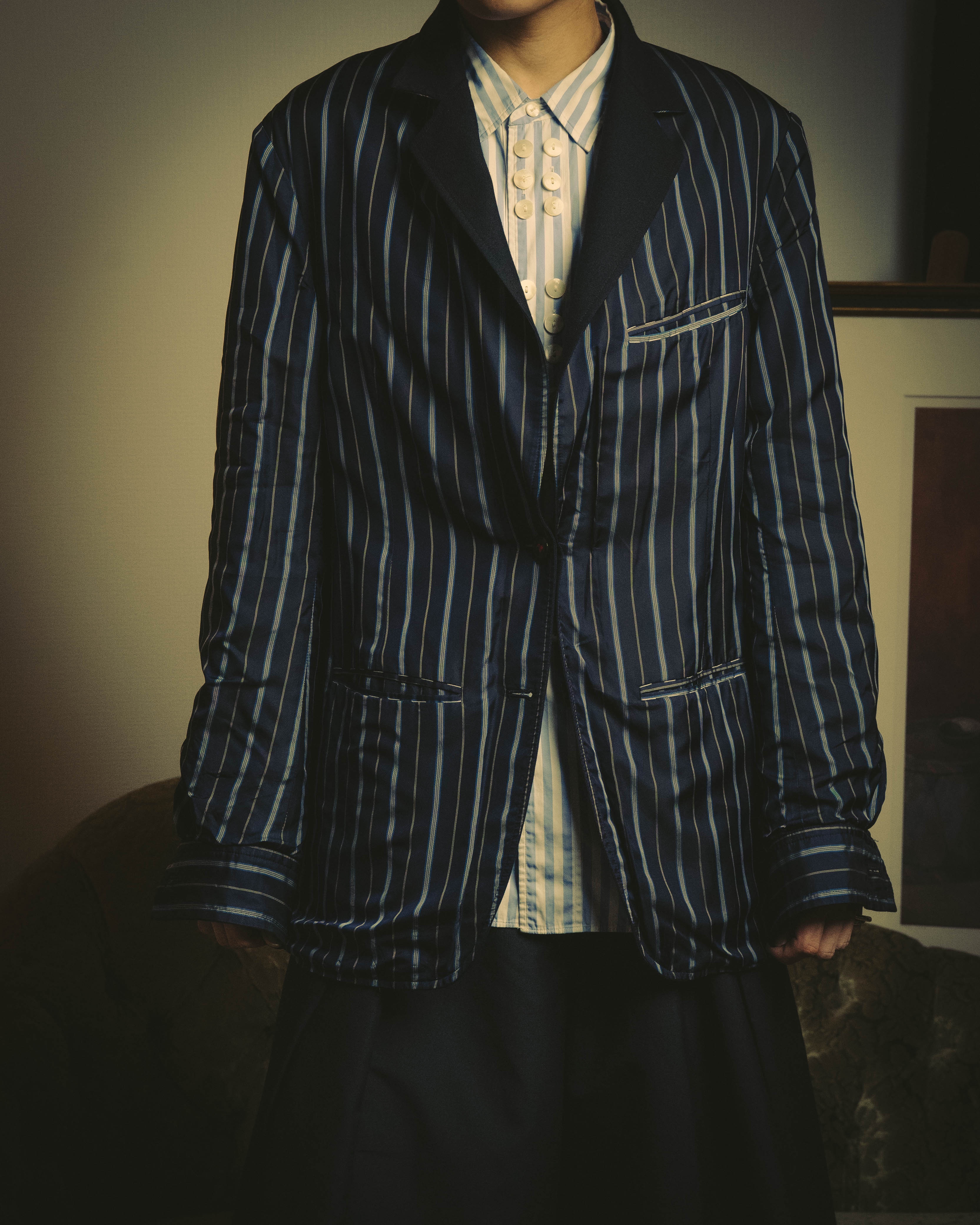 -SPECIAL- "Maison Margiela" 2021AW Reversible tailored blazer jacket