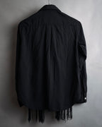“COMME des GARCONS” 2022SS  Fringed dress shirt
